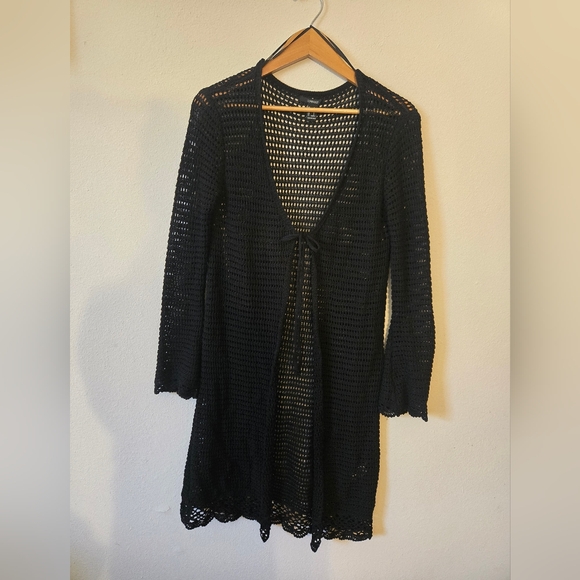Forever 21 Other - Forever 21 Black Knit Swim Coverup, Size S